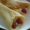 すみれちゃん☆'s cooksnap of when they made 破れないもちもちクレープ★簡単すぎるっ.