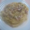 ゆかりリー's cooksnap of when they made 牛乳と全卵とスライスチーズ☆カルボナーラ.