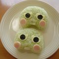 こひつじ母さん's cooksnap of when they made 失敗しない♪キャラ弁『ガチャピン』.