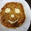 ポチペチ's cooksnap of when they made ☺肉味噌とキャベツでお手軽お焼き☺.