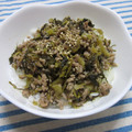 さったんママ's cooksnap of when they made 簡単☆高菜とひき肉のそぼろ.