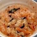 ひんべえ's cooksnap of when they made キムチわかめ卵かけご飯.