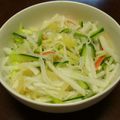 くまのブーフ's cooksnap of when they made あと１品！大根とたくあんで・簡単☆サラダ.