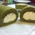 ロクシタンマニア's cooksnap of when they made ふわふわ♪黒豆&抹茶のロールケーキ.