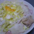 林檎０８'s cooksnap of when they made ＊鶏肉と白菜のリゾット＊.