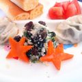 machinco's cooksnap of when they made ほうれん草の白和えでクリスマスツリー☆.