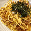 えりちゃんもんすたー's cooksnap of when they made お店の味！！豚肉とネギの和風パスタ☆.
