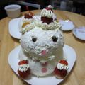 ☆あーちゃん☆彡's cooksnap of when they made 2010年鏡餅風雪だるまズコット♪.