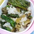 ユーロン's cooksnap of when they made 高菜ご飯♪.