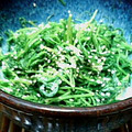うれはれ's cooksnap of when they made おかひじきの辛子マヨネーズ和え.