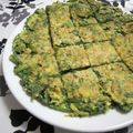 ジブリカフェ's cooksnap of when they made お手軽♪簡単♪春菊のチヂミ.