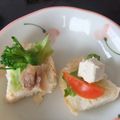 shouko's cooksnap of when they made パンDEカナッペ.