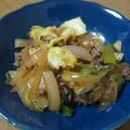 はしるみ's cooksnap of when they made ウチの定番☆牛肉と大根の甘辛卵とじ☆.