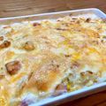 shirokon's cooksnap of when they made アツアツ！おまけに時短！な白菜グラタン.