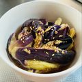azbjbn's cooksnap of when they made レンジで完成！なすの生姜ポン酢和え.