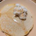 pipit3's cooksnap of when they made 強力粉でフワモチ タワーパンケーキ❁﻿.