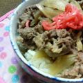 キョク's cooksnap of when they made 簡単で美味！牛丼.