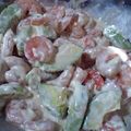 ぐー子's cooksnap of when they made アボカドとエビのマヨわさび醤油和え.