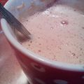 ★ひいらぎ★'s cooksnap of when they made ✿いちごのカフェオレ✿.