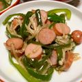 chocoraママ's cooksnap of when they made 簡単副菜！ピーマンとウインナーの甘辛炒め.