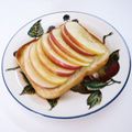Kenmamac's cooksnap of when they made ＊カリカリ美味しい♪りんごトースト＊.