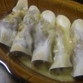 まあくんのおくさん's cooksnap of when they made 牛肉春巻きの柚子胡椒クリーム焼き.