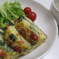 福・春's cooksnap of when they made ほうれん草とじゃが芋のベジーなケークサレ.