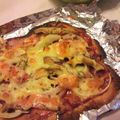 レオにゃま's cooksnap of when they made 簡単！ほうれん草ベーコンピザ☆パン耳で.