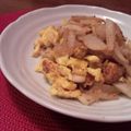 umizarusuki's cooksnap of when they made ほんのり甘い玉子と大根の塩炒め.