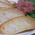 mimiみみ's cooksnap of when they made 簡単おつまみ☆まぐろのカナッペ.