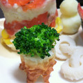 凸凹道's cooksnap of when they made かわいい森の切り株ちくわ♪.