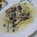 たのすけどの's cooksnap of when they made ☺簡単濃厚☺きのこカルボナーラ☺.