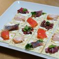 かずみんちゃん's cooksnap of when they made ひな祭りに♪簡単すぎる『カナッペ２種』.
