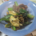 はにぉ's cooksnap of when they made 小松菜と豚こまの卵とじ.