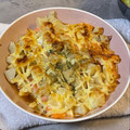 ま's cooksnap of when they made ジャガイモとサーモンのマヨチーズ焼き.