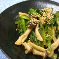 はわいあんトマト's cooksnap of when they made しめじと小松菜のごま酢あえ.