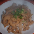 Jock's cooksnap of when they made れんこんと豚肉の生姜焼き♡.