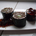 初心者日記's cooksnap of when they made 洋風たぬきなアペタイザー☆海苔巻きそば天.