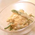 papikun's cooksnap of when they made エノキとオクラのニンニクマヨポン◎.