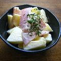 りぃこ☆さん's cooksnap of when they made りんごとハムだけdeサラダ.