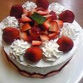 ハレアイナ's cooksnap of when they made デコレーション　苺のショートケーキ.