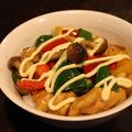 ちべターリー's cooksnap of when they made 簡単！鶏胸肉とピーマンのオイスター炒め丼.