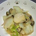 チビチビマンボ's cooksnap of when they made 塩麹さんde帆立とさやえんどうの大蒜炒め.