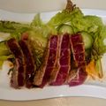 なめこおろし's cooksnap of when they made まぐろステーキのわさびソース.