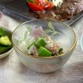 かっちゃん杉's cooksnap of when they made オクラとツナのおろし和え・副菜(酢の物).