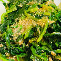 さんちゃん（╹◡╹）'s cooksnap of when they made うちの定番♪ほうれん草のごま味噌和え.