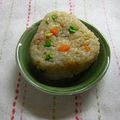 りぃこ☆さん's cooksnap of when they made 炒飯風焼きおにぎり.