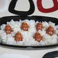 hirotofumi's cooksnap of when they made リトルもぐらさんべんと。＊キャラ弁＊.