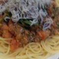 コンぽた's cooksnap of when they made さばみそ缶で冷製パスタ.