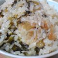 ☆love fam☆'s cooksnap of when they made 栄養満点♡大根葉とじゃこの炊き込みご飯.